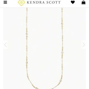 Wyndham Long Necklace In Gold